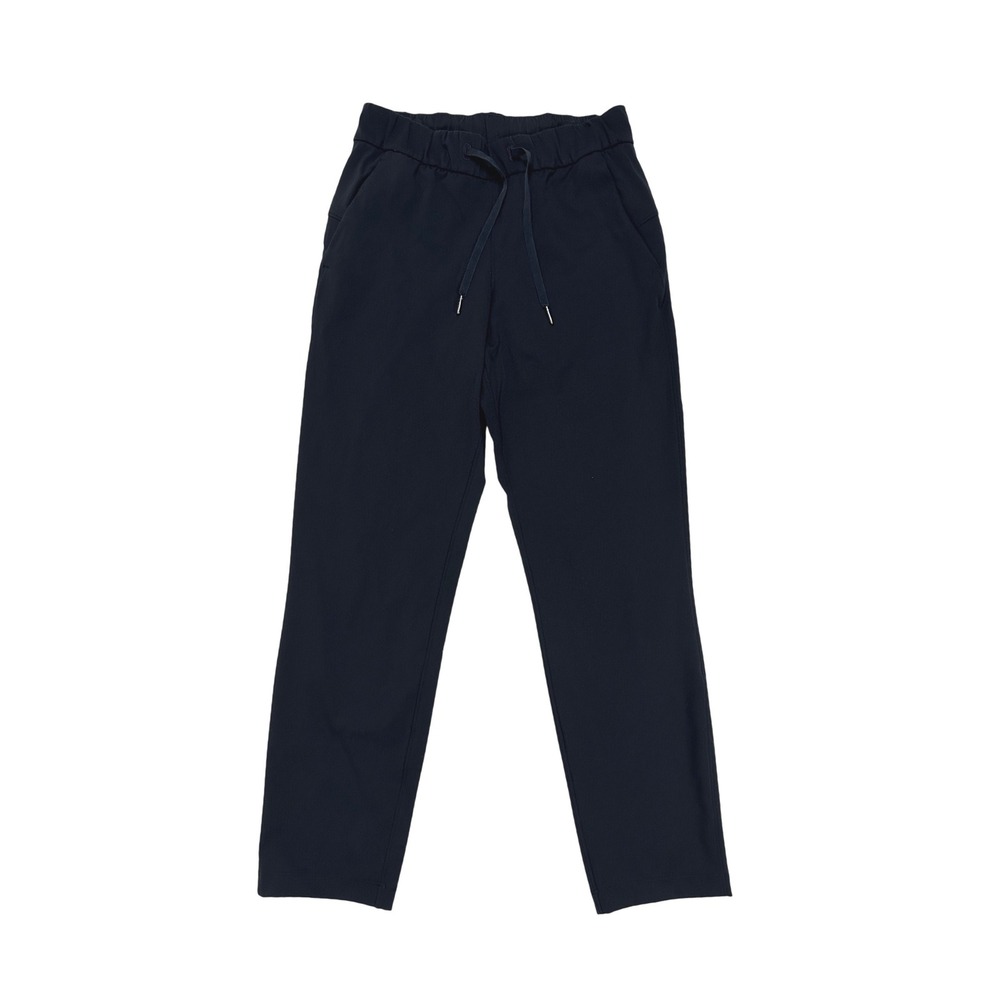 Lululemon On the Fly 7/8‎ Pant Black W5BPNS Drawstring Jogger Trouser Size 4